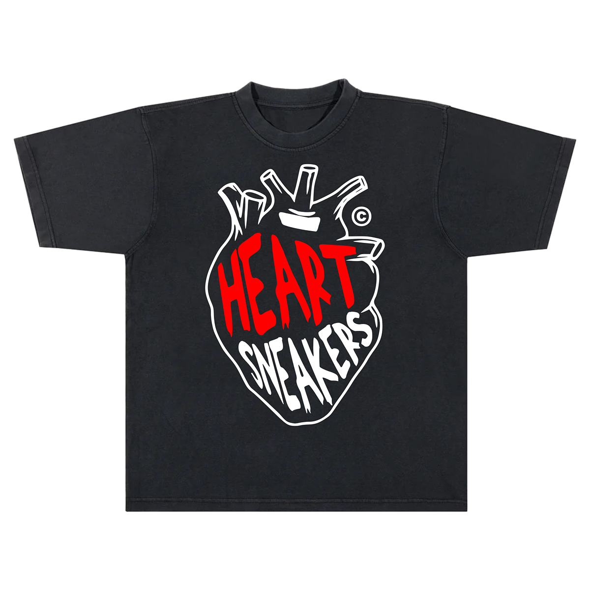 " I HEART SNKRS" Heavyweight Tee image 0