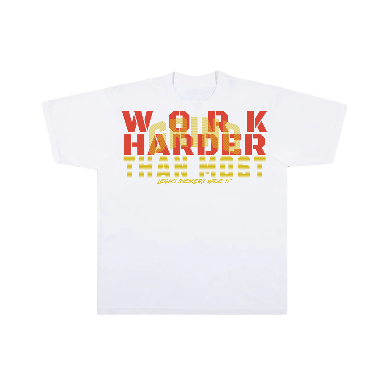 "Work Harder" Heavyweight Tee image 0